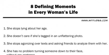 10 defining moments in life