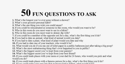 fun questions to ask people